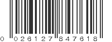 UPC 026127847618