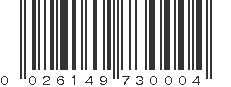 UPC 026149730004