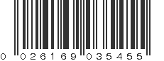 UPC 026169035455