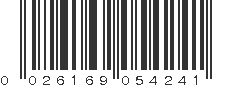 UPC 026169054241