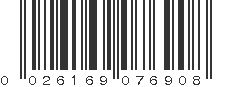 UPC 026169076908