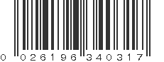 UPC 026196340317