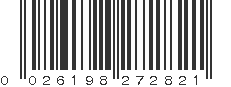 UPC 026198272821