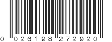 UPC 026198272920