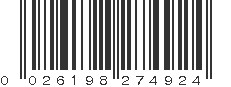 UPC 026198274924