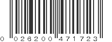 UPC 026200471723