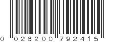 UPC 026200792415