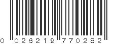 UPC 026219770282