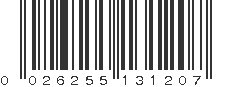 UPC 026255131207