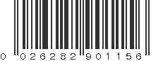 UPC 026282901156