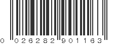 UPC 026282901163