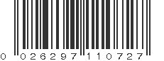 UPC 026297110727