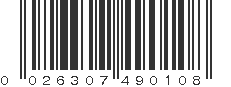 UPC 026307490108