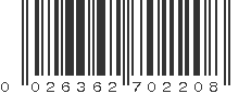 UPC 026362702208