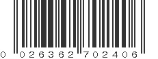 UPC 026362702406