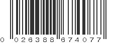 UPC 026388674077