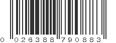 UPC 026388790883