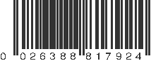 UPC 026388817924