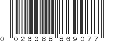 UPC 026388869077