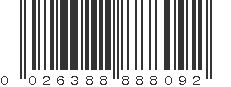 UPC 026388888092