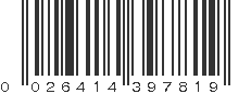 UPC 026414397819