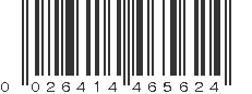 UPC 026414465624