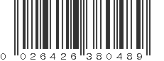 UPC 026426380489