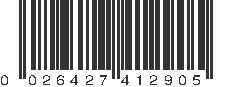 UPC 026427412905