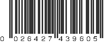 UPC 026427439605