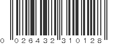 UPC 026432310128