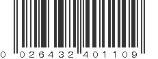 UPC 026432401109