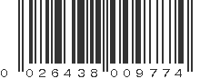 UPC 026438009774