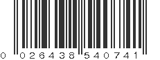 UPC 026438540741