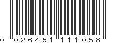 UPC 026451111058