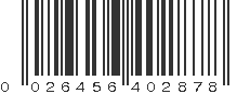 UPC 026456402878