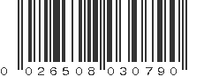 UPC 026508030790