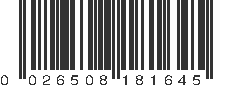 UPC 026508181645