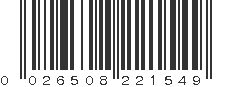 UPC 026508221549