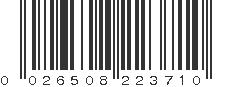 UPC 026508223710