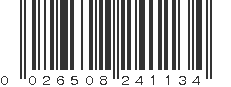 UPC 026508241134