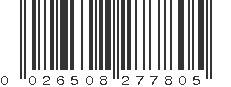 UPC 026508277805