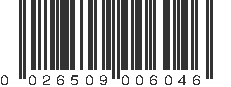 UPC 026509006046