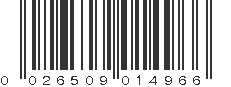 UPC 026509014966