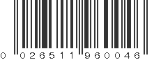 UPC 026511960046