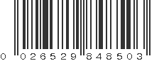 UPC 026529848503