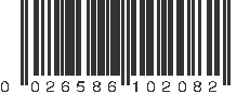 UPC 026586102082