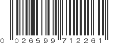 UPC 026599712261