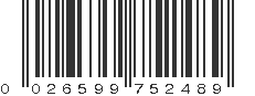 UPC 026599752489