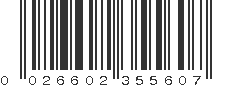 UPC 026602355607