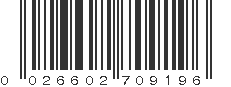 UPC 026602709196